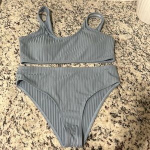 SHIEN Light Blue ribbed Medium Rize SIZE: Medium